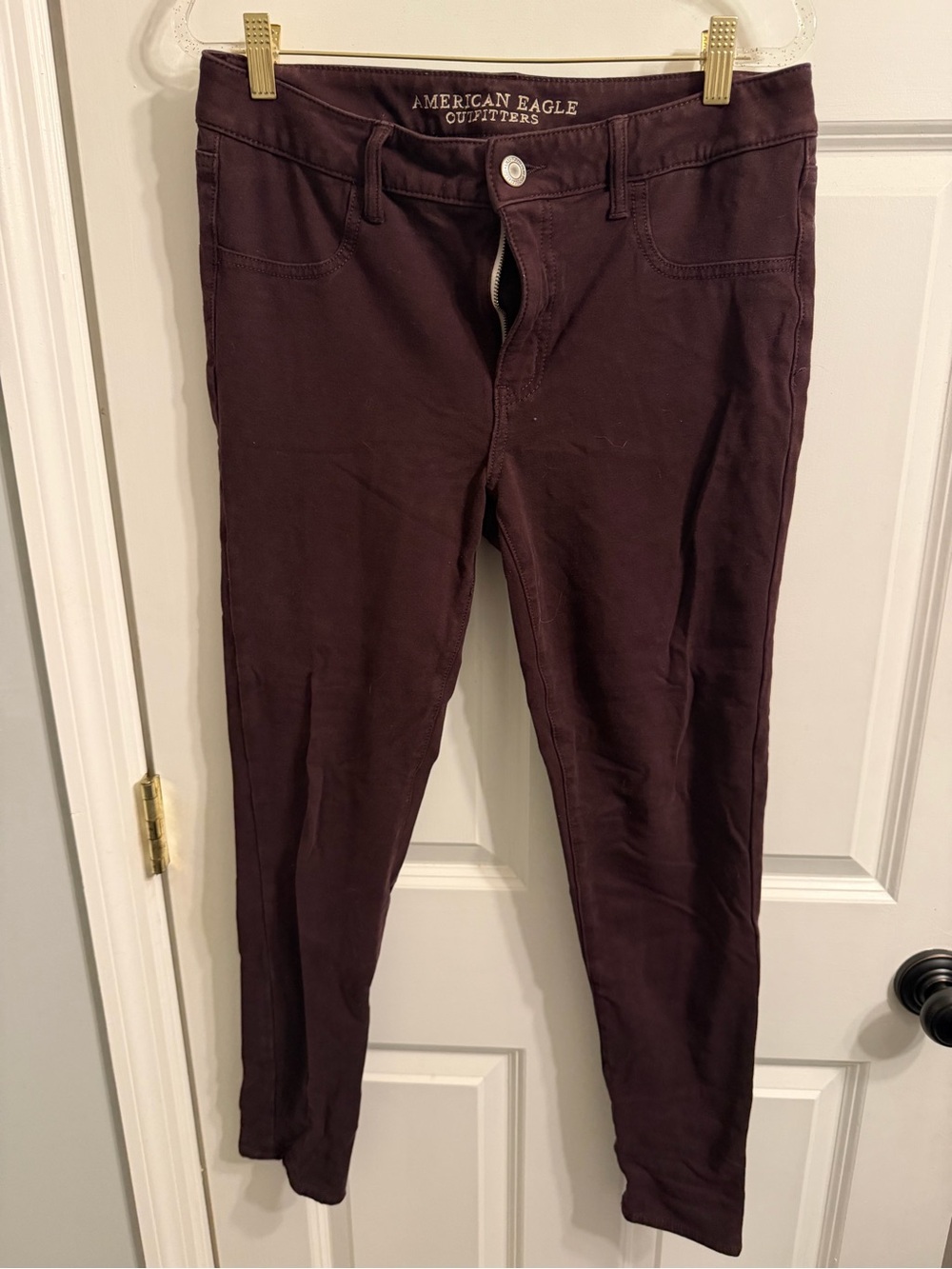 American Eagle Outfitters Skinny Jeans — Deep Plum
